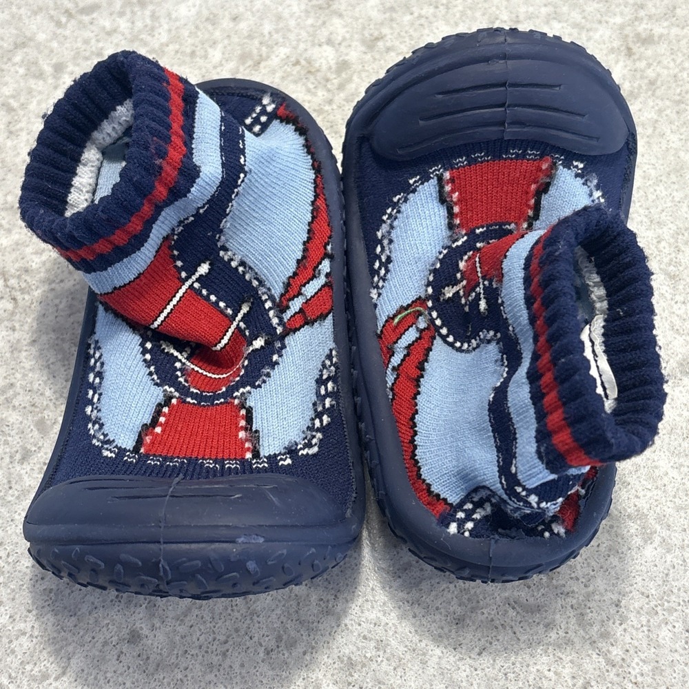 Lily&Dan nonskid baby boy  Bootie/shoe 12-18 months